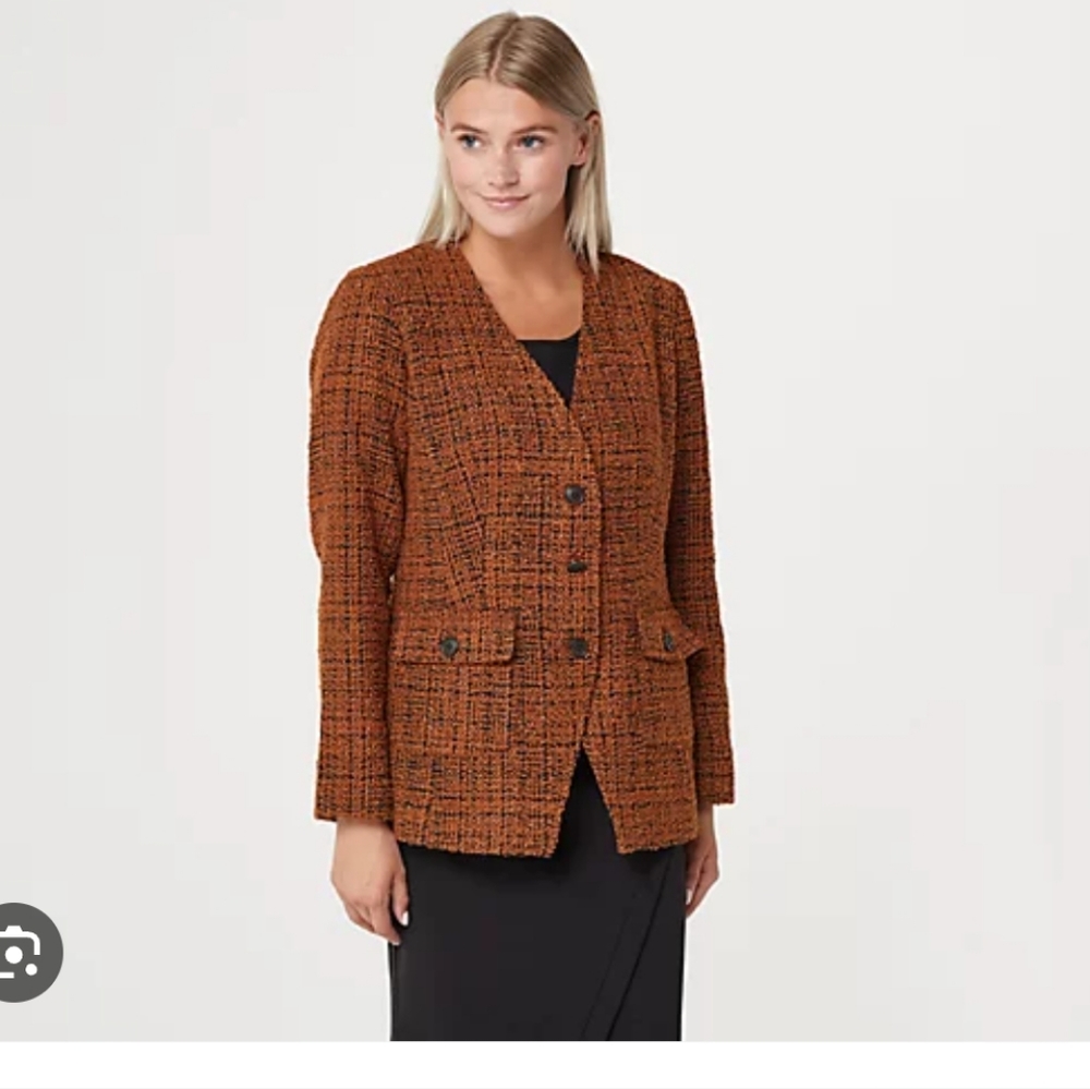 Linea Louis Dell'olio S8 Boucle V-Neck Jacket